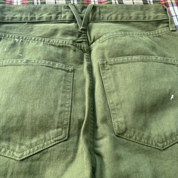 Veronica Beard Dylan Pain Splatter Green Jeans ( Size 29) - Picture 9 of 9